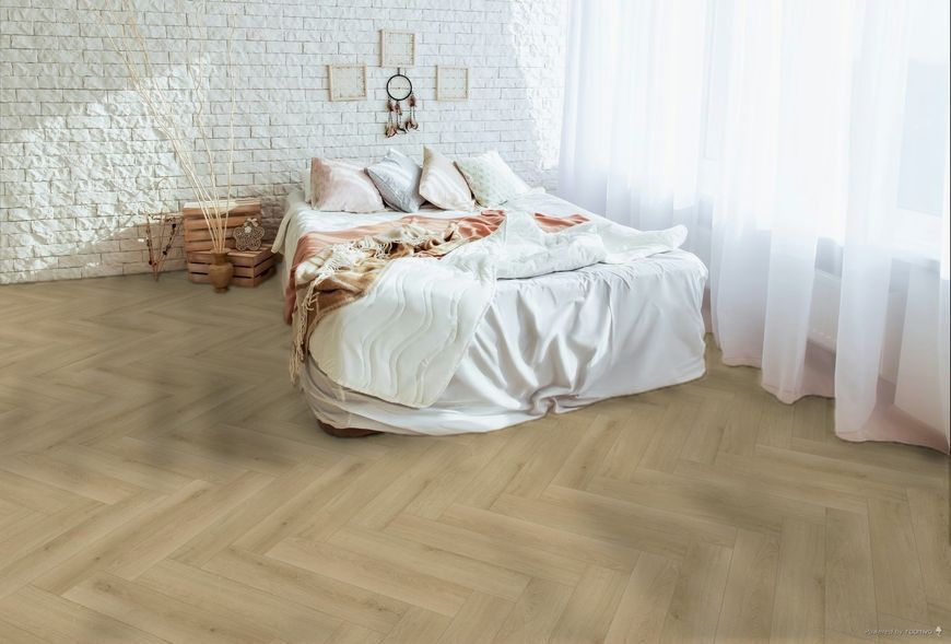 Вінілова підлога SPC Novocore Eternal Herringbone Serenity Oak Eternal-EWH-7002-HB фото